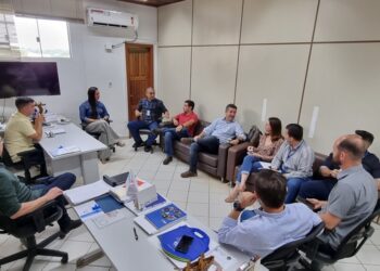 Prefeito João Gonçalves Júnior e vice-prefeito Jeverson Lima recebem nova diretoria do Sebrae Rondônia
