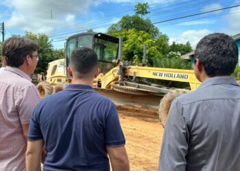 Autorizado início das obras de pavimentação asfáltica nas Ruas Raimundo Barreto e Cândido Portinari no setor 07