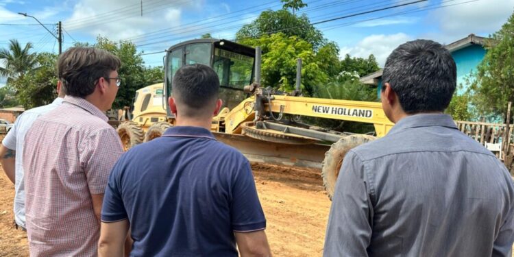 Autorizado início das obras de pavimentação asfáltica nas Ruas Raimundo Barreto e Cândido Portinari no setor 07